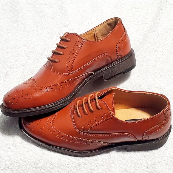 Stacy Adams Other - STACY ADAMS Children's Boy "TY" Cap Toe (43397-221) Cognac- Size: 13M